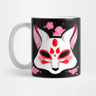 Cherry Blossom Kitsune Mug